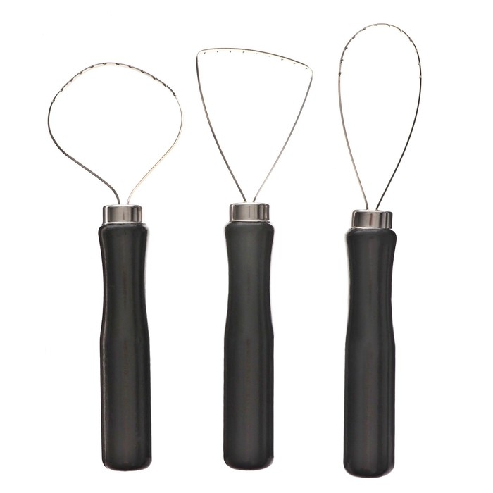 Набор инструментов для лепки Calligrata, 3 штуки Набор инструментов для лепки Calligrata, 3 штуки