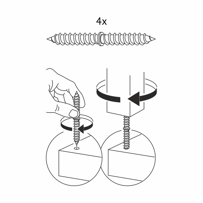 Стол журнальный ЛАКК, 550х550х440, Дуб Темный