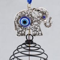 Музыка ветра металл "Слон" от сглаза 4 колокольчика 46 см Музыка ветра металл "Слон" от сглаза 4 колокольчика 46 см