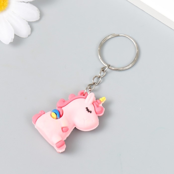 Брелок резина Брелок резина "Спящий единорог с крыльями" МИКС 5,6х3,4х2,1 см