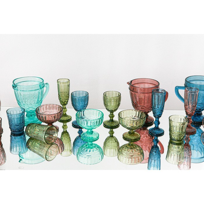 Кувшин для воды стеклянный Magistro &laquo;Ла-Манш&raquo;, 1,1 л, 14&times;19,5 см, цвет розовый