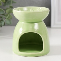 Аромалампа керамика "Подводный мир" зелёная 7,2х7,2х8,9 см Аромалампа керамика "Подводный мир" зелёная 7,2х7,2х8,9 см