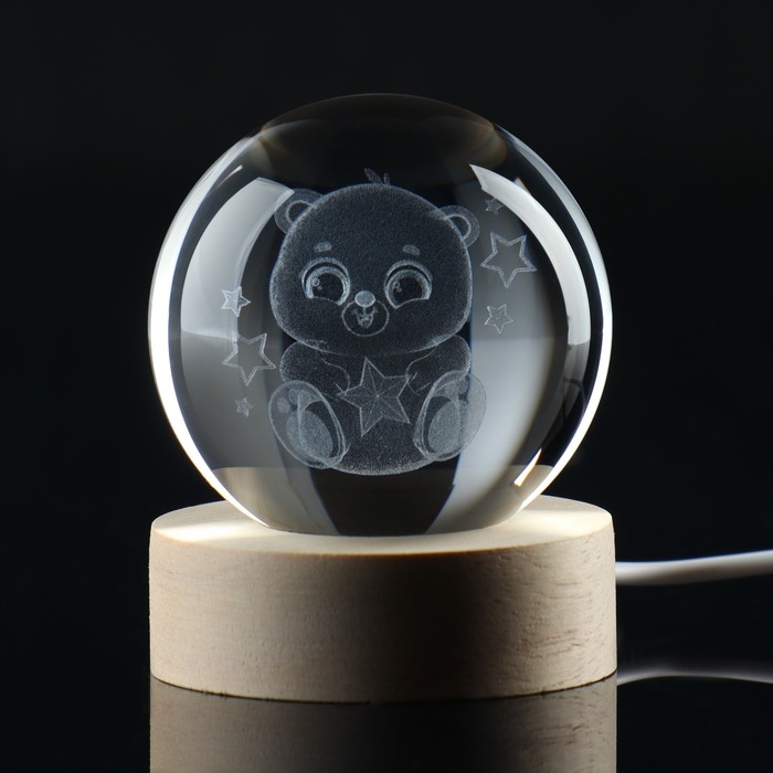 Светильник &laquo;Медвежонок&raquo;, диам. 6 см