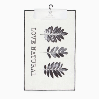 Коврик для ванной Этель Natural print 50х80 см,100% п/э, велюр Коврик для ванной Этель Natural print 50х80 см,100% п/э, велюр