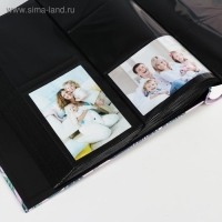 Фотоальбом на 1000 фото 10х15 см "Фламинго и пальмы" кожзам.  36х34х7 см