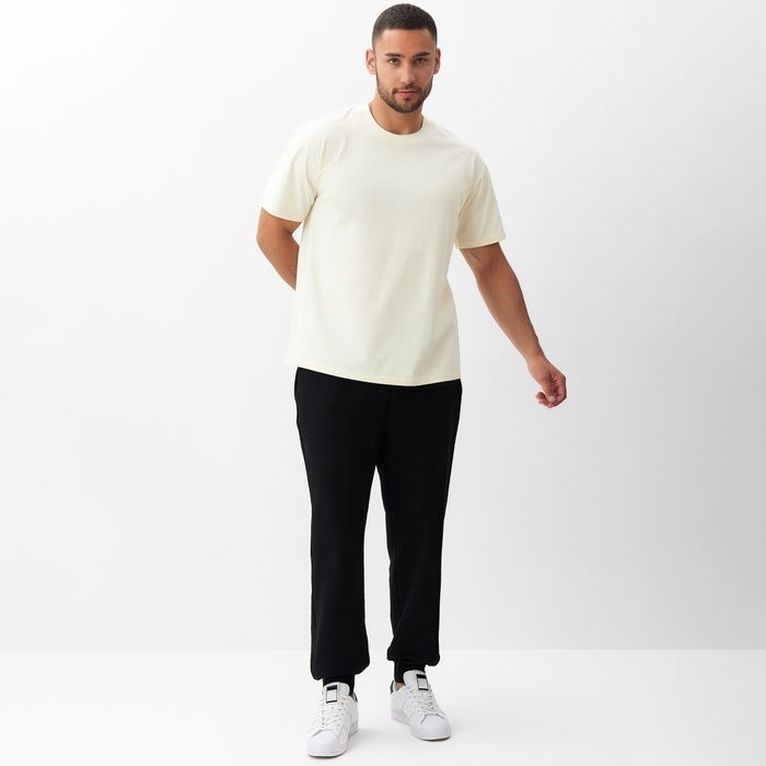 Футболка мужская MINAKU, цвет молочный, размер 42-44