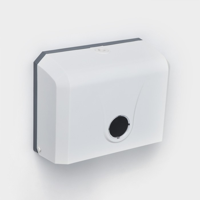 Диспенсер бумажных полотенец в листах, 26×12×22 см, цвет белый Диспенсер бумажных полотенец в листах, 26×12×22 см, цвет белый