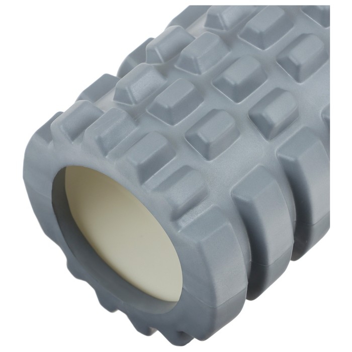 Ролик массажный Sangh, 30х10 см, цвет серый Ролик массажный Sangh, 30х10 см, цвет серый