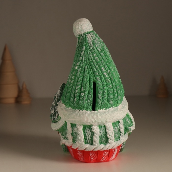 Копилка "Новогодний гном"  19 х11 х 10,5 см.