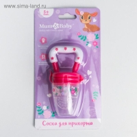Ниблер (соска для прикорма), с силиконовой сеточкой «Оленята» Ниблер (соска для прикорма), с силиконовой сеточкой «Оленята»