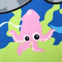 Полотенце-пончо детское махровое Крошка Я "Акулы" 60*120см, 100% пэ, микрофибра Полотенце-пончо детское махровое Крошка Я "Акулы" 60*120см, 100% пэ, микрофибра