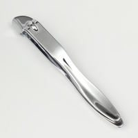 Кусачки - книпсер педикюрные, скошенное лезвие, 10 см, цвет серебристый Кусачки - книпсер педикюрные, скошенное лезвие, 10 см, цвет серебристый