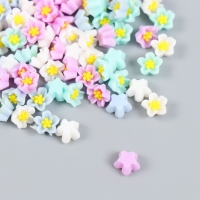 Декор для творчества пластик "Пятилистники" набор 100 шт 0,6х0,6 см