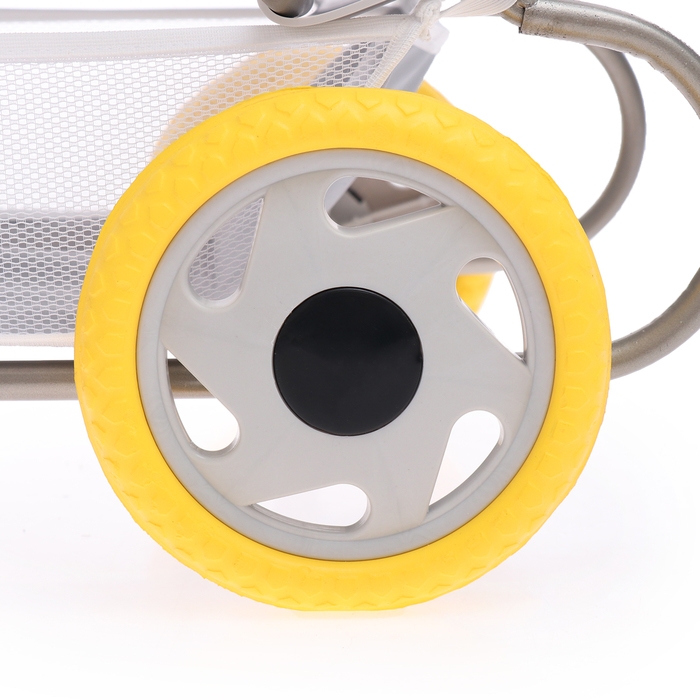 Коляска кукольная №6, серый Коляска кукольная №6, серый