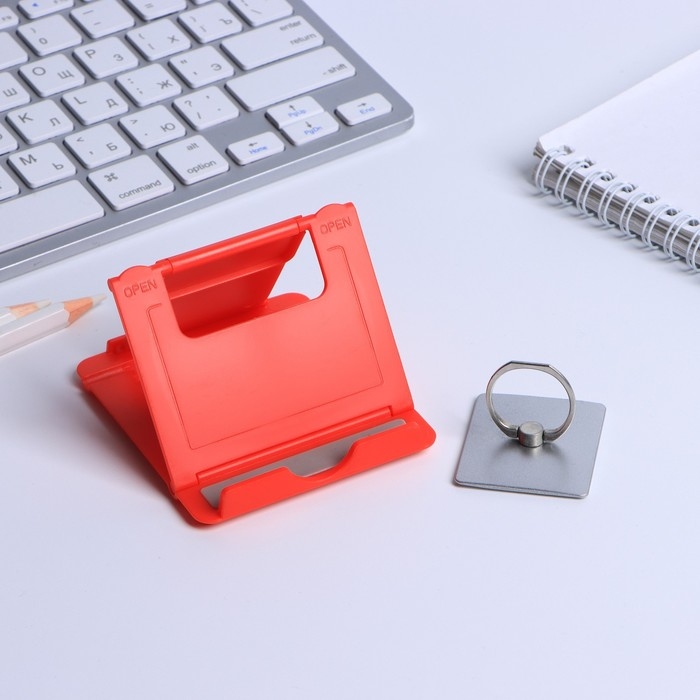 Набор &laquo;Самому храброму&raquo;: подставка для телефона и кольцо на чехол