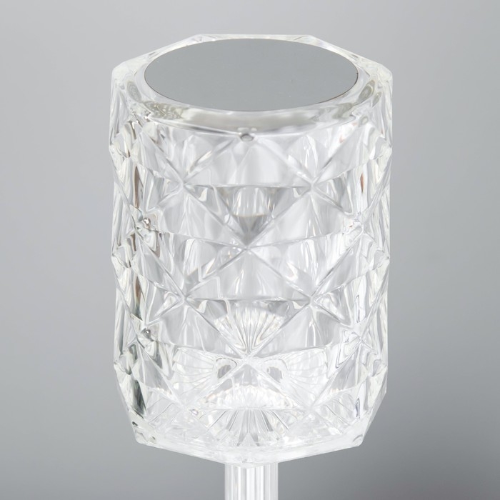 Настольная лампа с ПДУ "Оланди" LED 16 цветов RGB сенсорная USB 8,5x8,5x25 см RISALUX