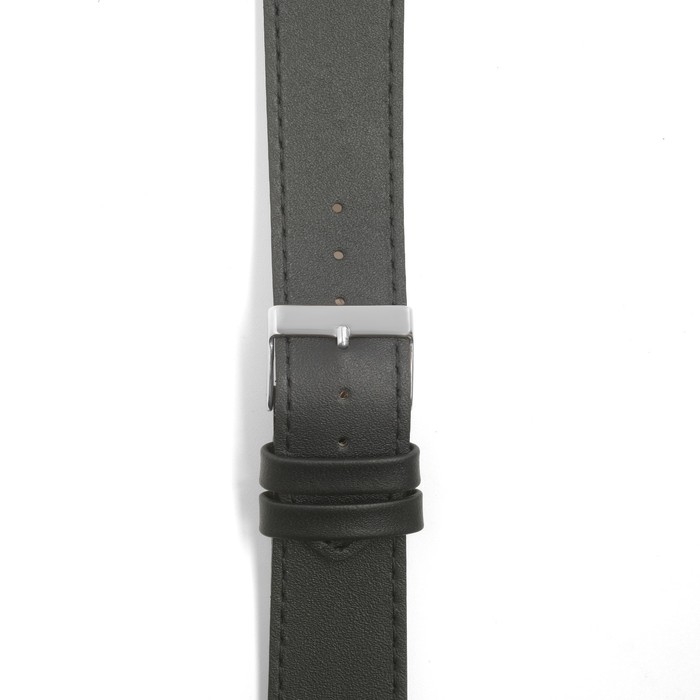 Ремешок для часов, 24 мм, запряжник 75 мм, горт 115 мм, натуральная кожа, черный