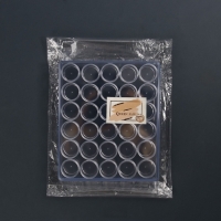 Набор баночек для декора, 30 шт, в органайзере, 6 мл, 16 &times; 13,5 см, цвет прозрачный