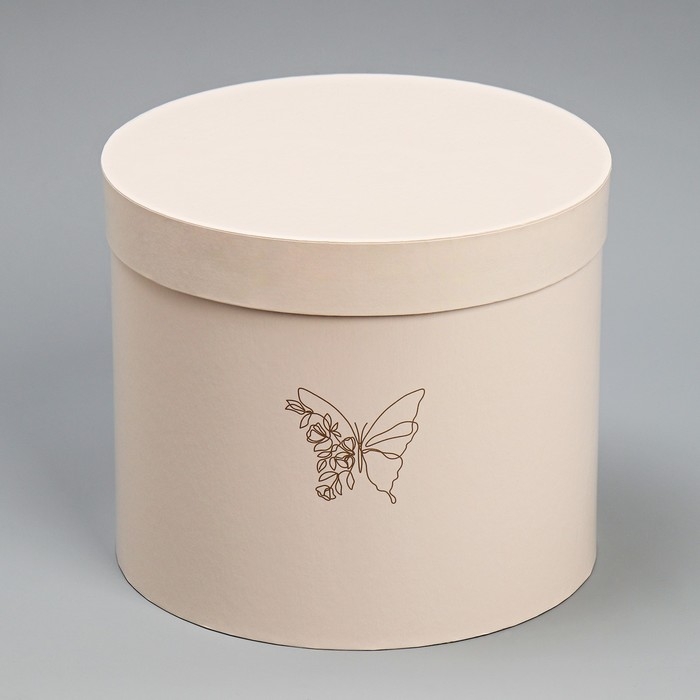 Набор шляпных коробок 3 в 1, упаковка подарочная, &laquo;Цветы&raquo;, 16 х 16 х 14‒20 х 20 х 17 см