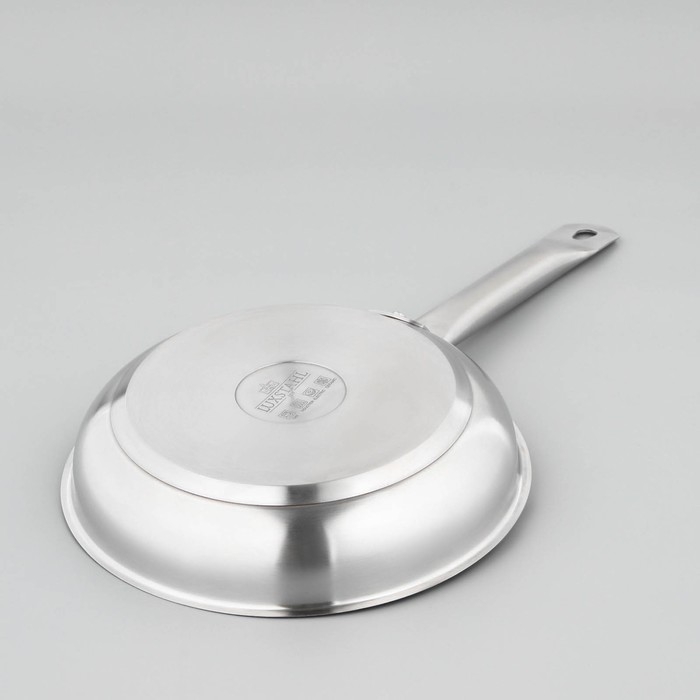 Сковорода из нержавеющей стали LUXSTAHL, d=24 см, h=5 см, капсульное дно, антипригарное покрытие, индукция Сковорода из нержавеющей стали LUXSTAHL, d=24 см, h=5 см, капсульное дно, антипригарное покрытие, индукция