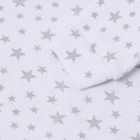 Боди с длинным рукавом, цвет звезды серые, рост 74 см Боди с длинным рукавом, цвет звезды серые, рост 74 см