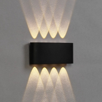 Светильник фасадный «Полусфера», FSD-067, 8 Вт, 3000К, 4 луча, IP65, 220 В, пластик, черный 100842 Светильник фасадный «Полусфера», FSD-067, 8 Вт, 3000К, 4 луча, IP65, 220 В, пластик, черный 100842