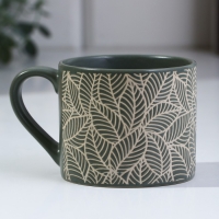 Кружка &laquo;Листья&raquo;, 320 мл