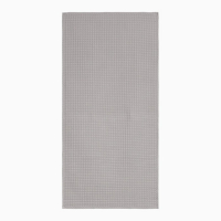 Полотенце вафельное банное Этель "Boho" 67*140 см, цв. светло-серый, 100% хл, 290 гр/м2