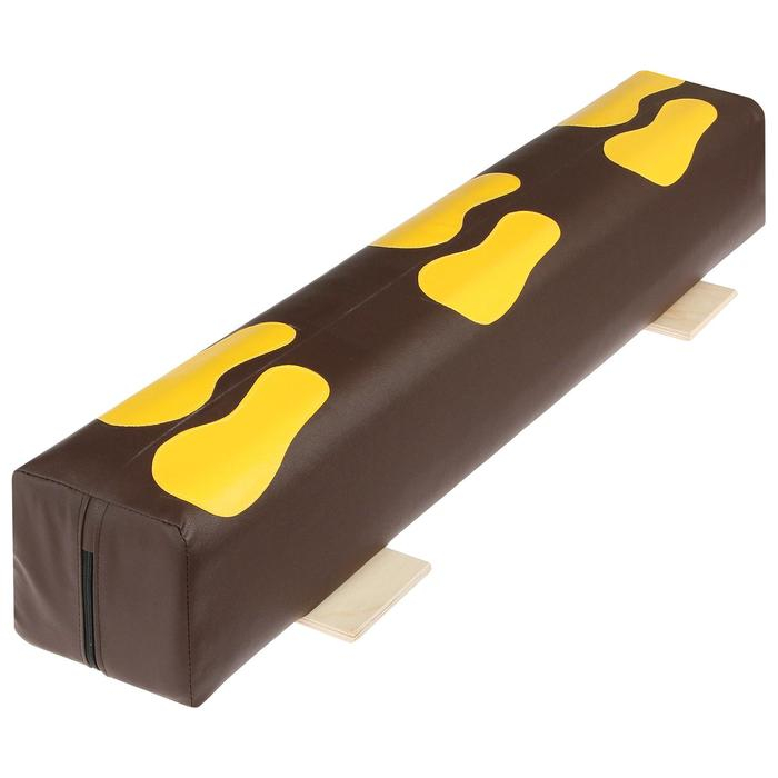 Бревно гимнастическое мягкое «Следы», 1 м, цвета МИКС Бревно гимнастическое мягкое «Следы», 1 м, цвета МИКС