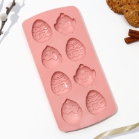 Силиконовая форма для выпечки «Цыплята», 10.6 х 20.7 см. Силиконовая форма для выпечки «Цыплята», 10.6 х 20.7 см.