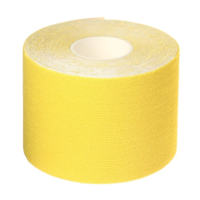 Кинезио - тейп, 5 см &times; 5 м, цвет жёлтый