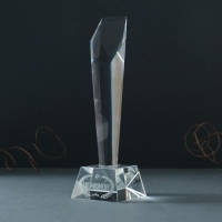 Сувенир стекло стела "Приз - Чемпион" 8х8х22 см Сувенир стекло стела "Приз - Чемпион" 8х8х22 см