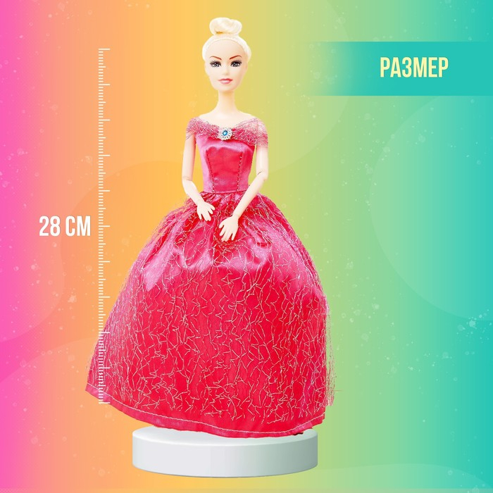 Кукла-модель шарнирная «Виктория» в пышном платье, с аксессуарами, МИКС Кукла-модель шарнирная «Виктория» в пышном платье, с аксессуарами, МИКС