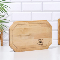 Доска разделочная &laquo;Гайка&raquo; большая (кровосток) 38х22х1,8 см