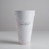 Переноска круглая на лентах &laquo;You are beautiful&raquo;, 15 &times; 23.3 &times; 7.5 см, &Oslash; 15 см