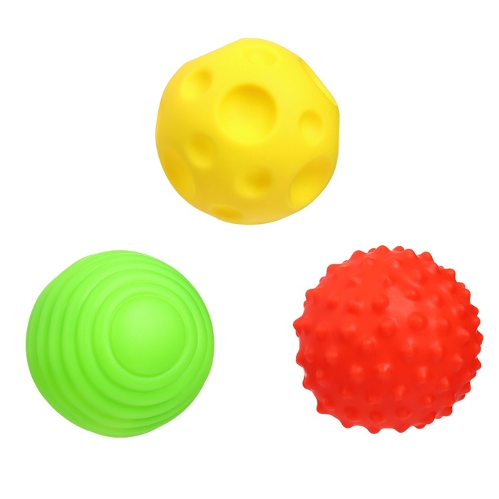 Подарочный новогодний набор развивающих тактильных мячиков «Рождественская ёлочка», 3 шт. Подарочный новогодний набор развивающих тактильных мячиков «Рождественская ёлочка», 3 шт.