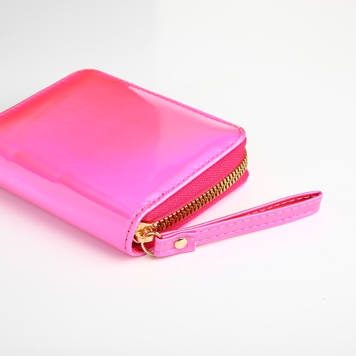 Кошелёк на молнии, цвет розовый Кошелёк на молнии, цвет розовый