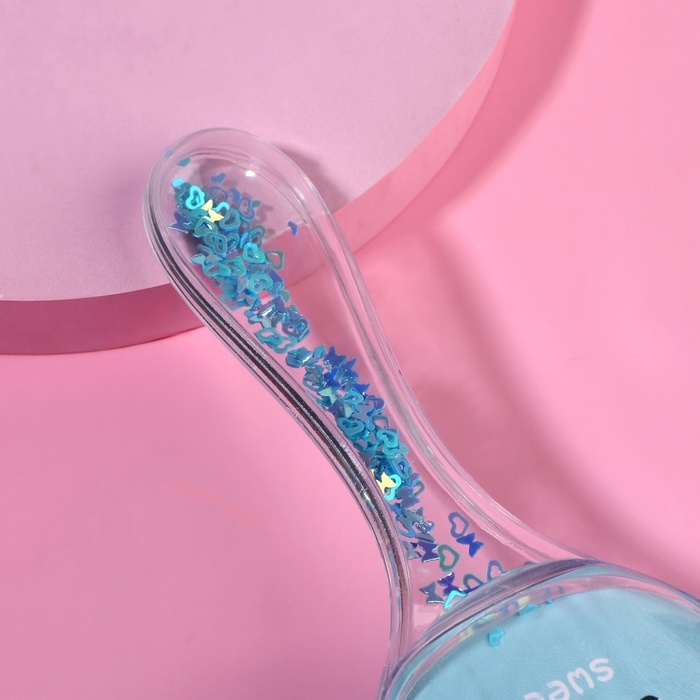 Расчёска массажная, широкая, 6 × 18 см, цвет голубой Расчёска массажная, широкая, 6 × 18 см, цвет голубой