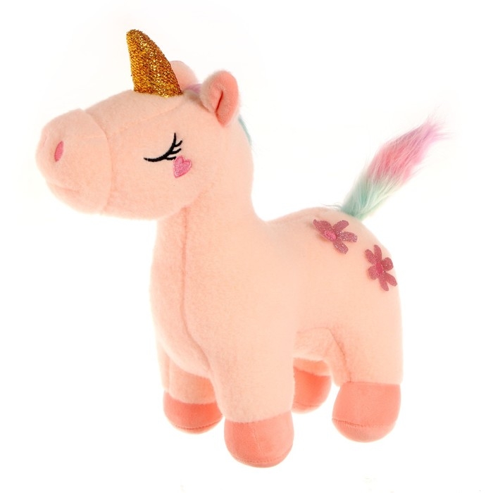 Мягкая игрушка &laquo;Единорог с цветами&raquo;, цвета МИКС