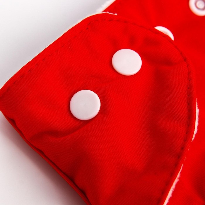 Многоразовый подгузник &laquo;Я люблю маму&raquo;, цвет красный