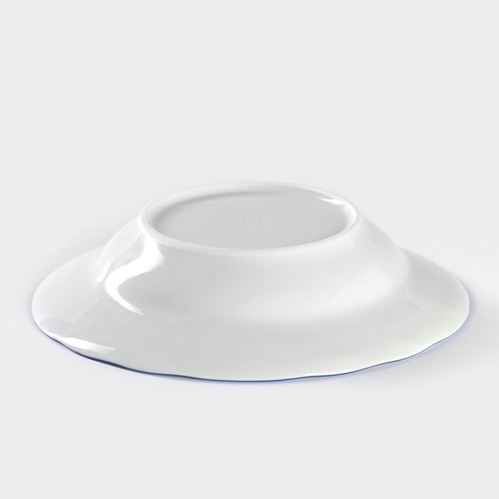 Тарелка фарфоровая глубокая &laquo;Гуси&raquo;, 250 мл, d=20 см, деколь МИКС