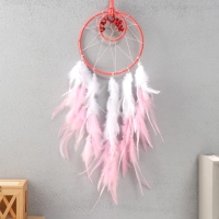 Ловец снов d=15,5 и 7 см "Деревце из камней" розовый с белым 60х15,5х0,7 см Ловец снов d=15,5 и 7 см "Деревце из камней" розовый с белым 60х15,5х0,7 см