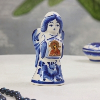 Сувенир &laquo;Ангел с иконой&raquo;, гжель, 12,5х5,5 см, микс