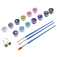 Картина по номерам на холсте с подрамником &laquo;Пантера в ночи&raquo; 20х30 см