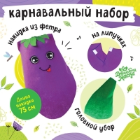 Карнавальный набор &laquo;Крутой баклажан&raquo;, фетр