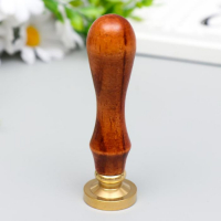 Печать для сургуча с деревянной ручкой "Горы" 9х3х3 см Печать для сургуча с деревянной ручкой "Горы" 9х3х3 см