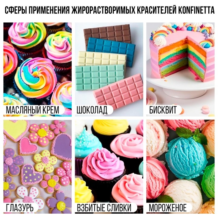 Краситель пищевой гелевый жирорастворимый: розовый, 10 мл.