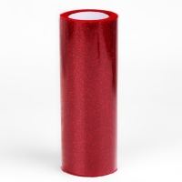 Фатин с глиттером, 15 см, 11 &plusmn; 1 г/кв.м, 9 &plusmn; 0,5 м, цвет красный №20