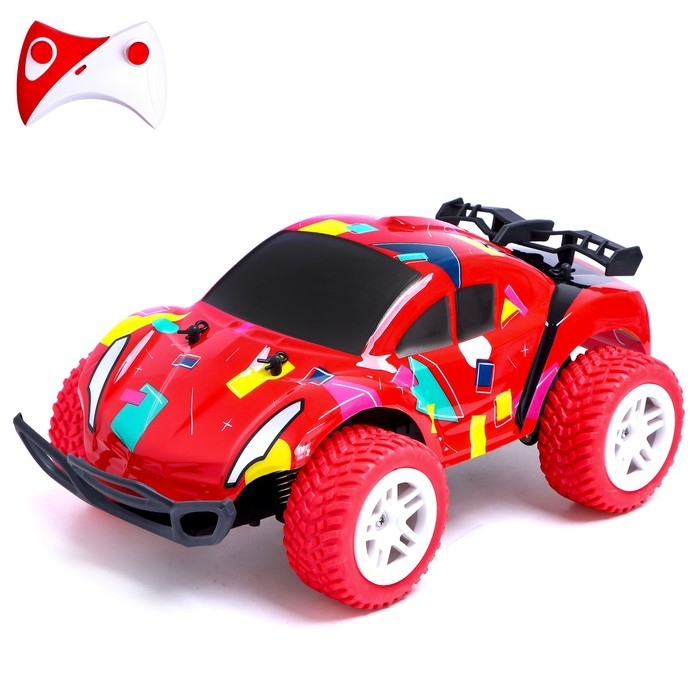 Джип радиоуправляемый &laquo;Багги&raquo;, 1:16, работает от батареек, цвет красный