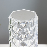 Настольная лампа с ПДУ "Призма" LED RGB АКБ 9,5х9х21,5 см RISALUX